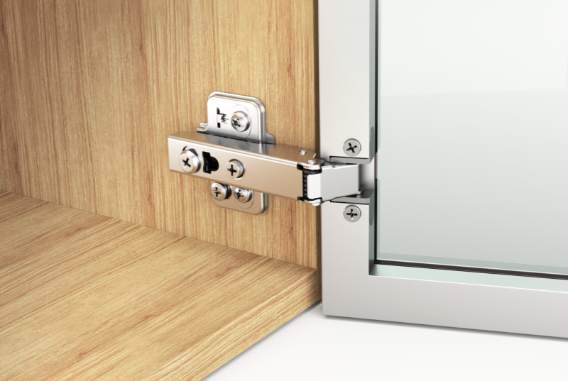 C82 Series 95° Anyway Snap-on Cam-adjustable Soft-close Aluminium Frame Hinges for Thick Door