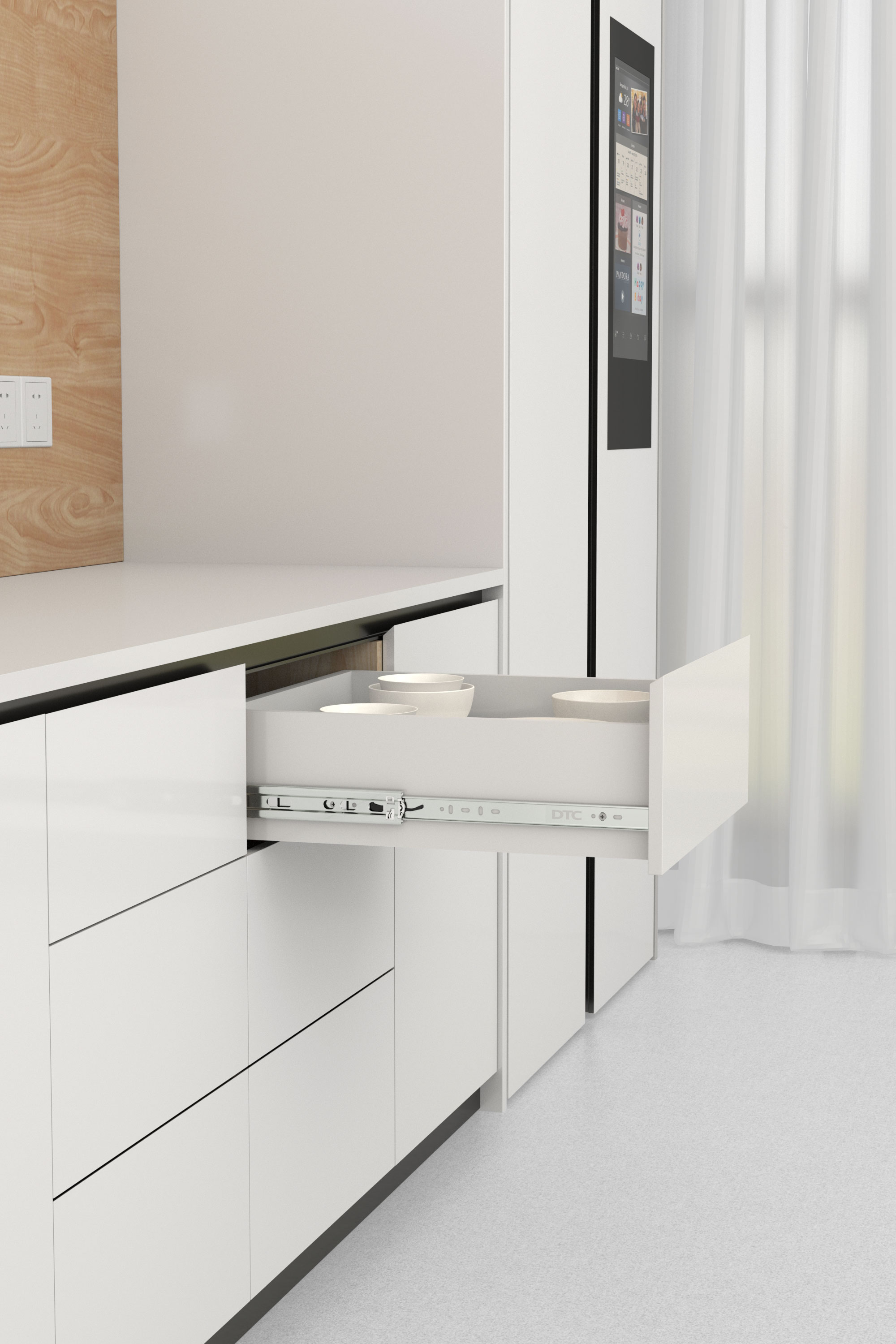 ball bearing drawer slide for morden furniture