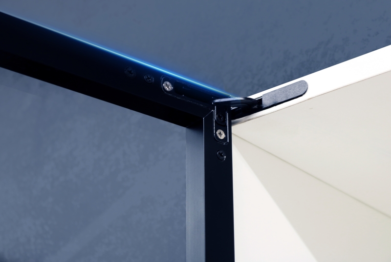 Soft-Close Hinges for Glass Cabinet Doors in Display and High-End Furniture product detail image