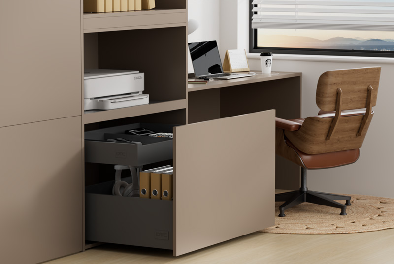 DRAGON-PRO double-wall drawer system for office storage cabinets